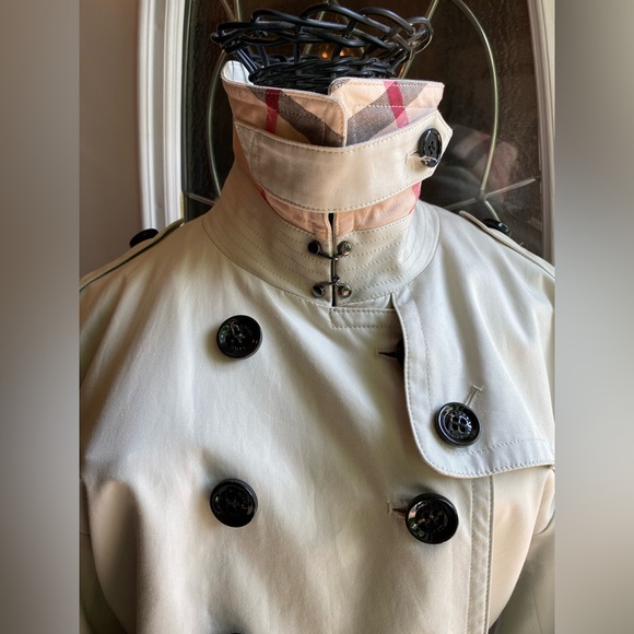 ❤️ GORGEOUS Burberry Brit Trench Sz 14 ✨ - Picture 5 of 16